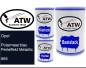 Preview: Opel, Polarmeerblau Perleffekt Metallic, 985: 500ml Lackdose + 500ml Klarlack + 250ml Härter - Set, von ATW Autoteile West.